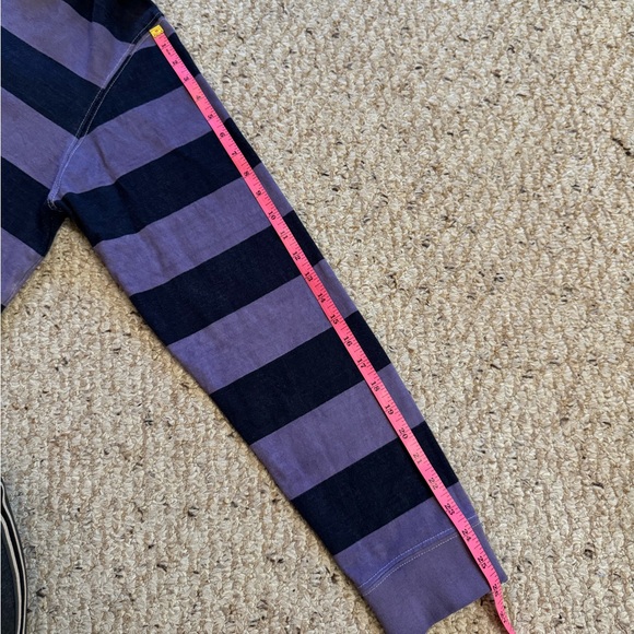 *3 for $9* Purple Striped Rugby Sweatshirt - Picture 8 of 12